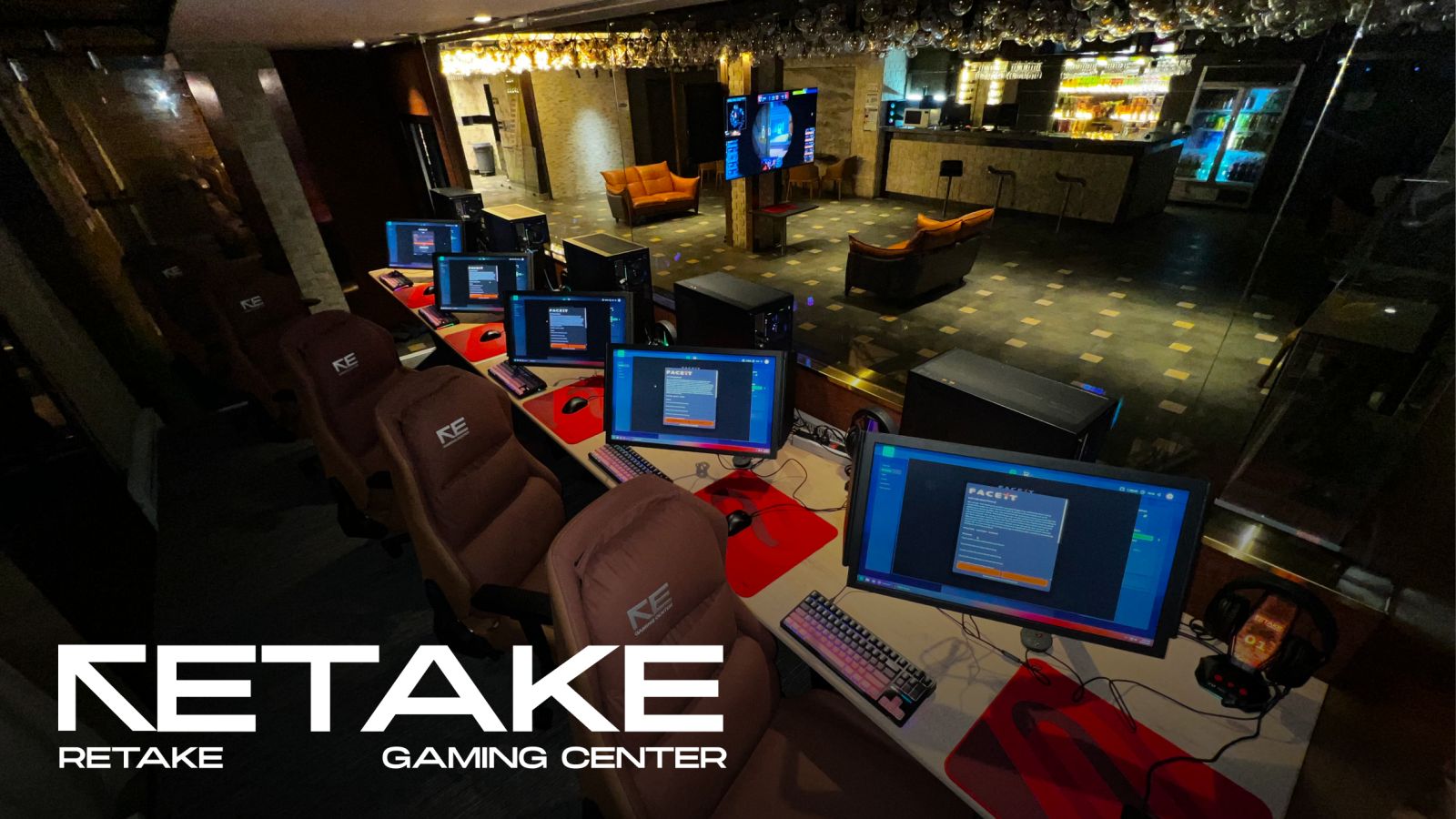 Retake stage area